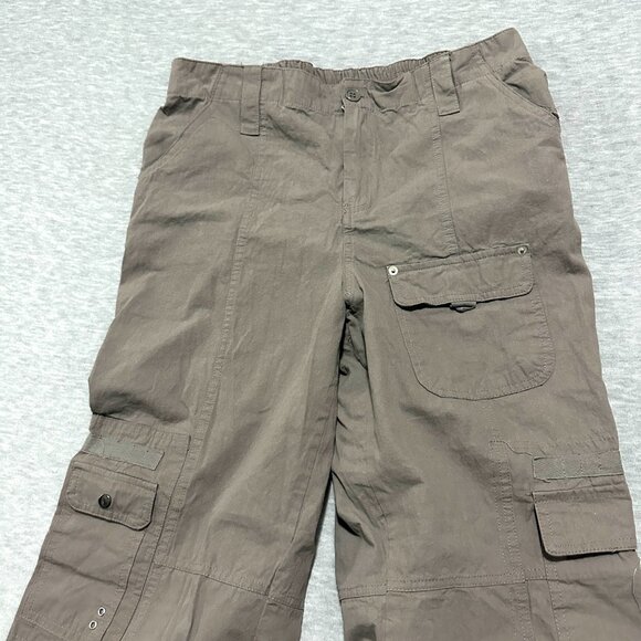 Harper and Ivy Cargo Pants Womens Large Gray Wide Leg Modern Chic Utility - Picture 6 of 14